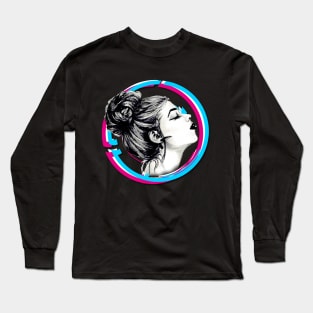 Revolt Punk Rock Girl Long Sleeve T-Shirt